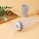 Colher de silicone macio para bebê