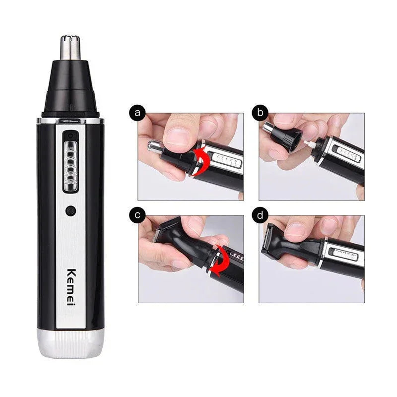 Rechargeable 4-in-1 Electric Shaver PRO KEMEI