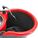 Mop Giratório Pro em Inox com Balde 13L e Esfregão Cabo 1,25m