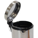 Lixeira em Inox Polido Redonda com Pedal 3 Litros - Mood