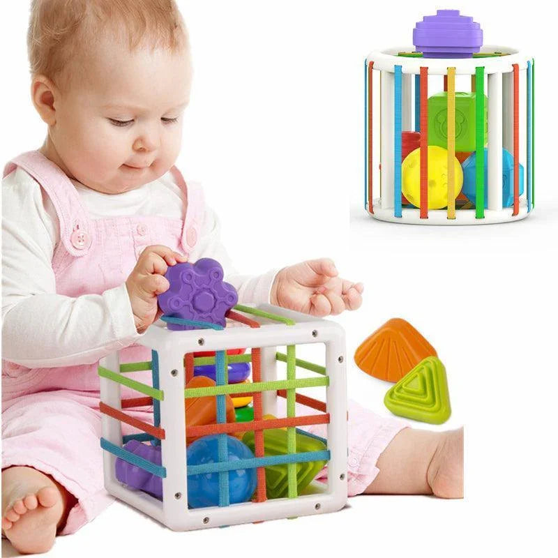 Montessori Stacking Blocks: Colorful Educational Toy for Baby Learning