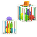 Blocos de Classificação Montessori: Brinquedo Educativo Colorido para Aprendizagem do bebê