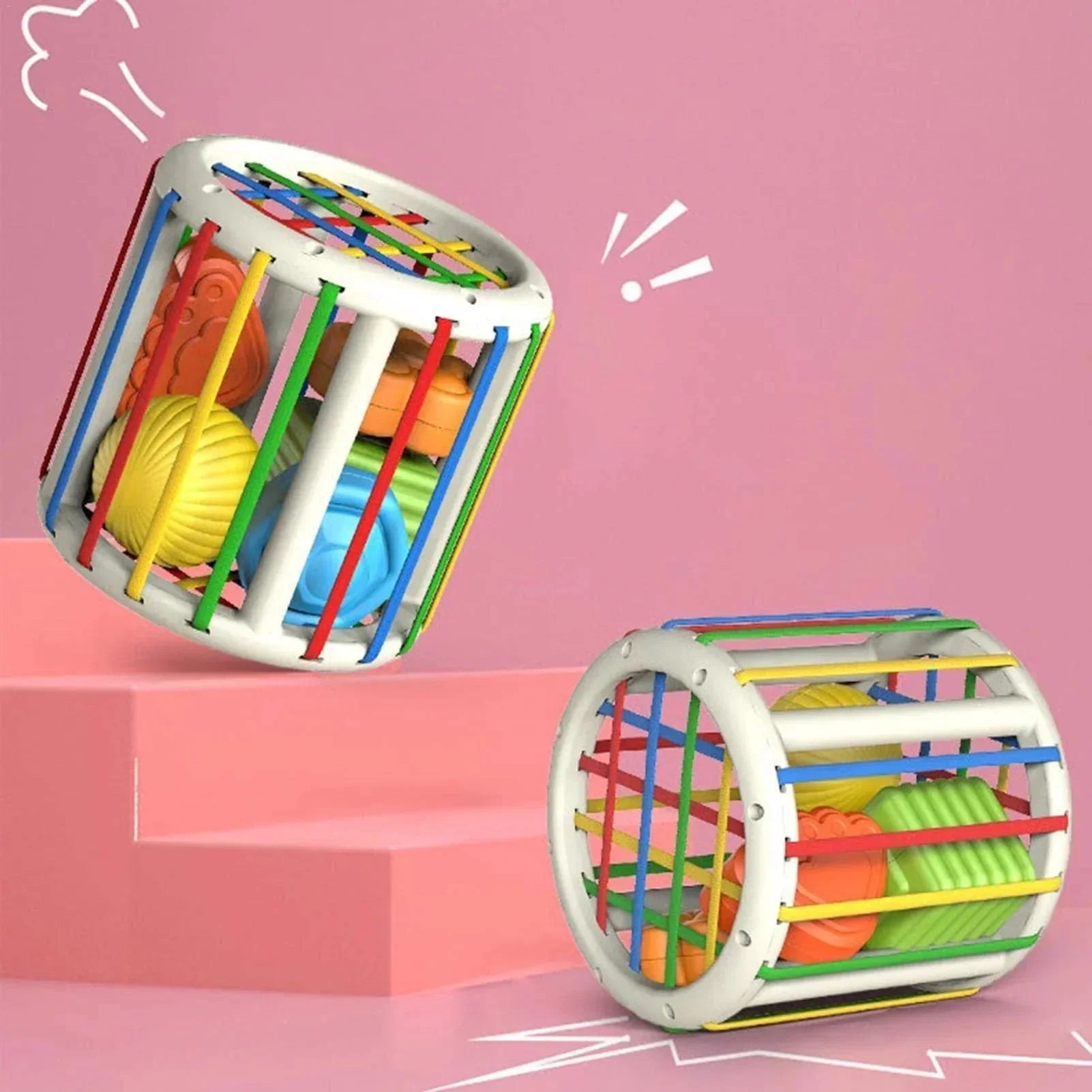 Montessori Stacking Blocks: Colorful Educational Toy for Baby Learning