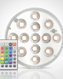 Kit luminárias de piscina rgb