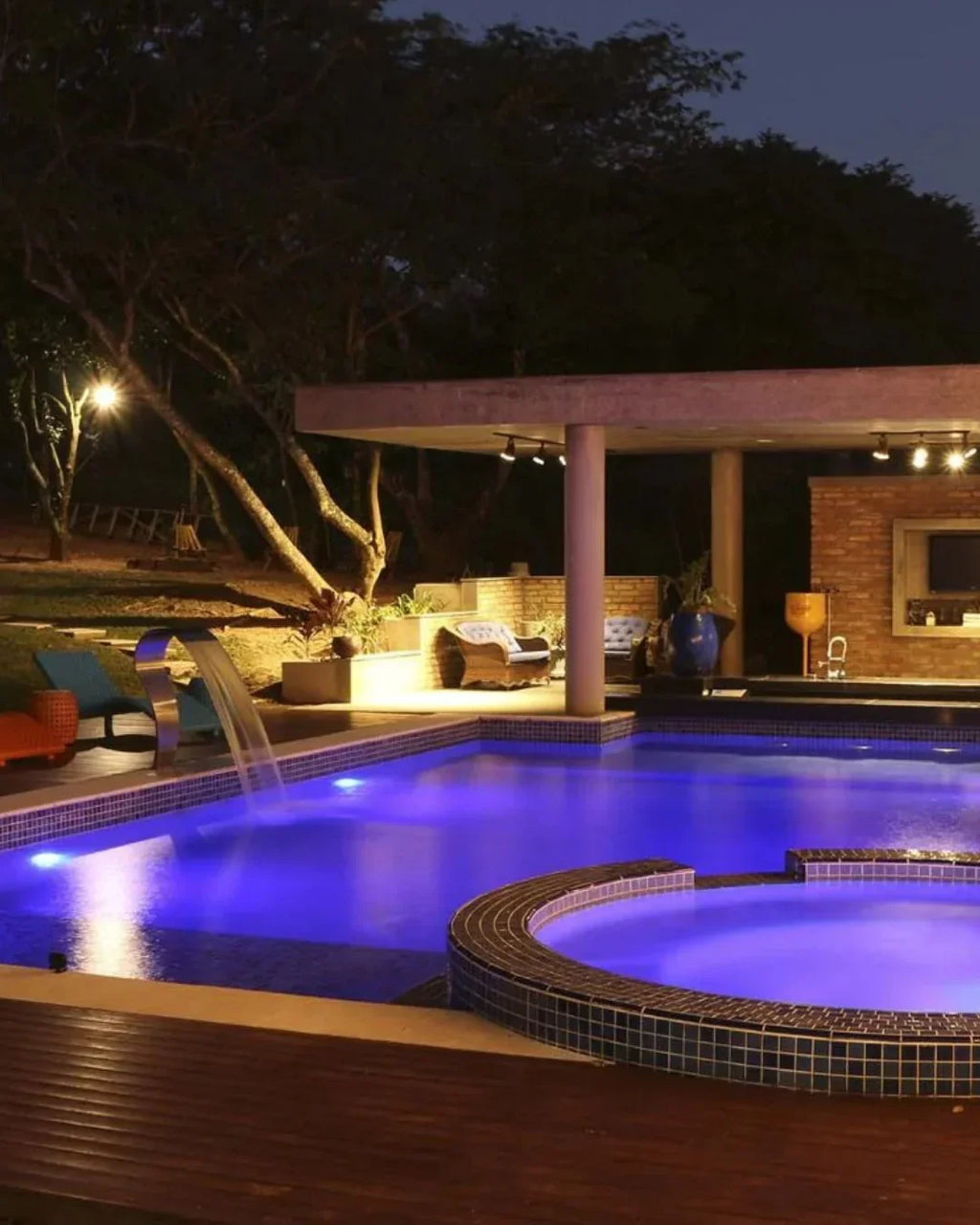 Kit de luzes RGB para piscina