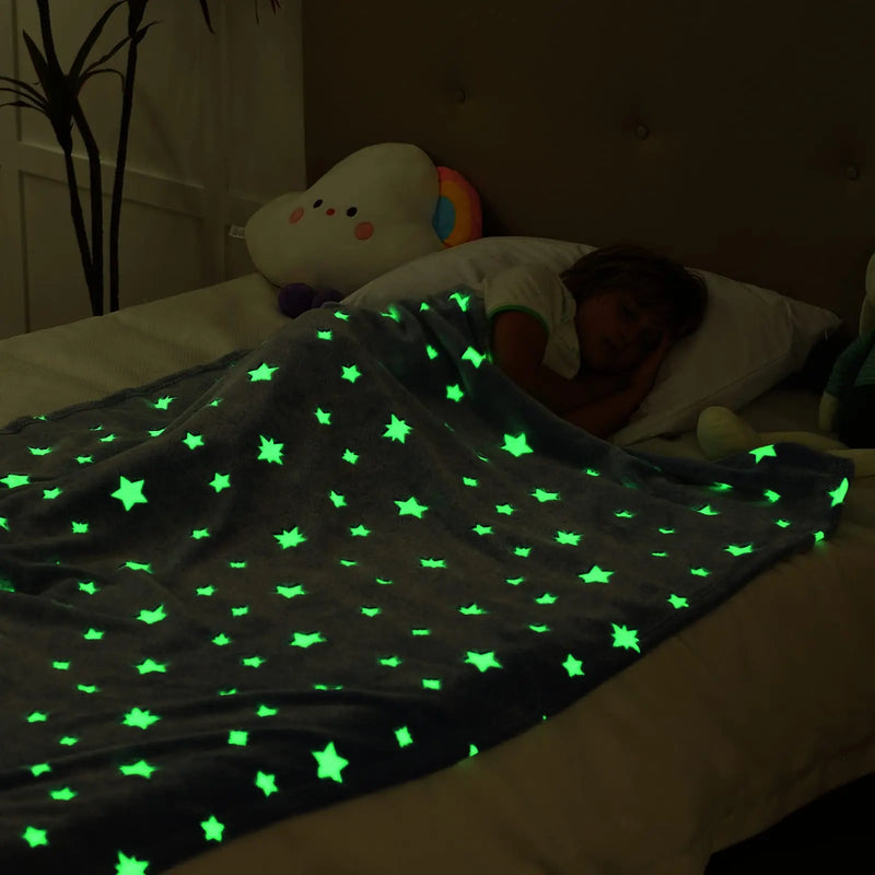 Cobertor Luminoso Brilha no Escuro