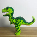 Dinossauro em blocos brinquedo infantil