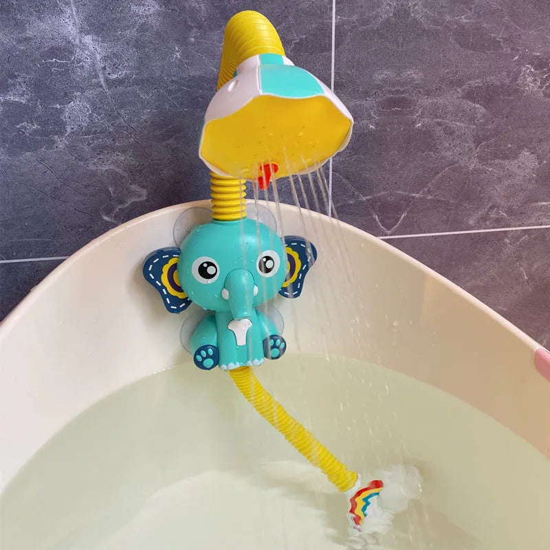 Brinquedos de banho para bebês de modelo elefante