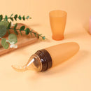 Colher de silicone macio para bebê