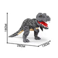 Dinossauro em blocos brinquedo infantil