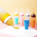 Colher de silicone macio para bebê