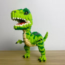 Dinossauro em blocos brinquedo infantil
