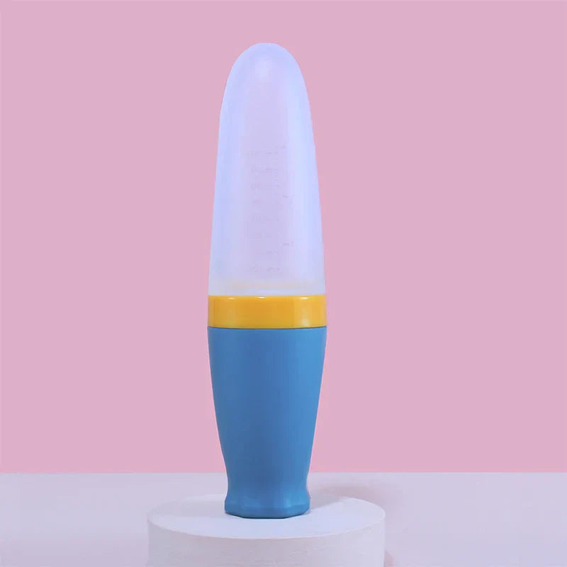Colher de silicone macio para bebê