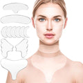 Kit de Adesivos para Rugas e Linhas de Expressão Reutilizável - Facial, Pescoço e Colo